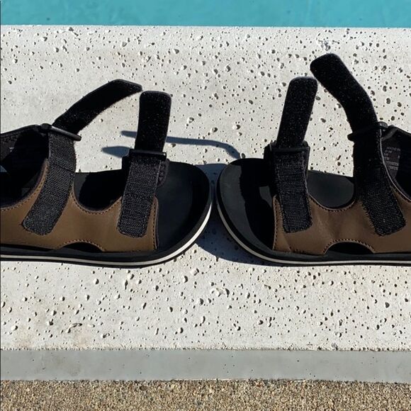 Reef Grom Stomper Black/Brown Velcro Sandals 13/1 - Picture 4 of 9